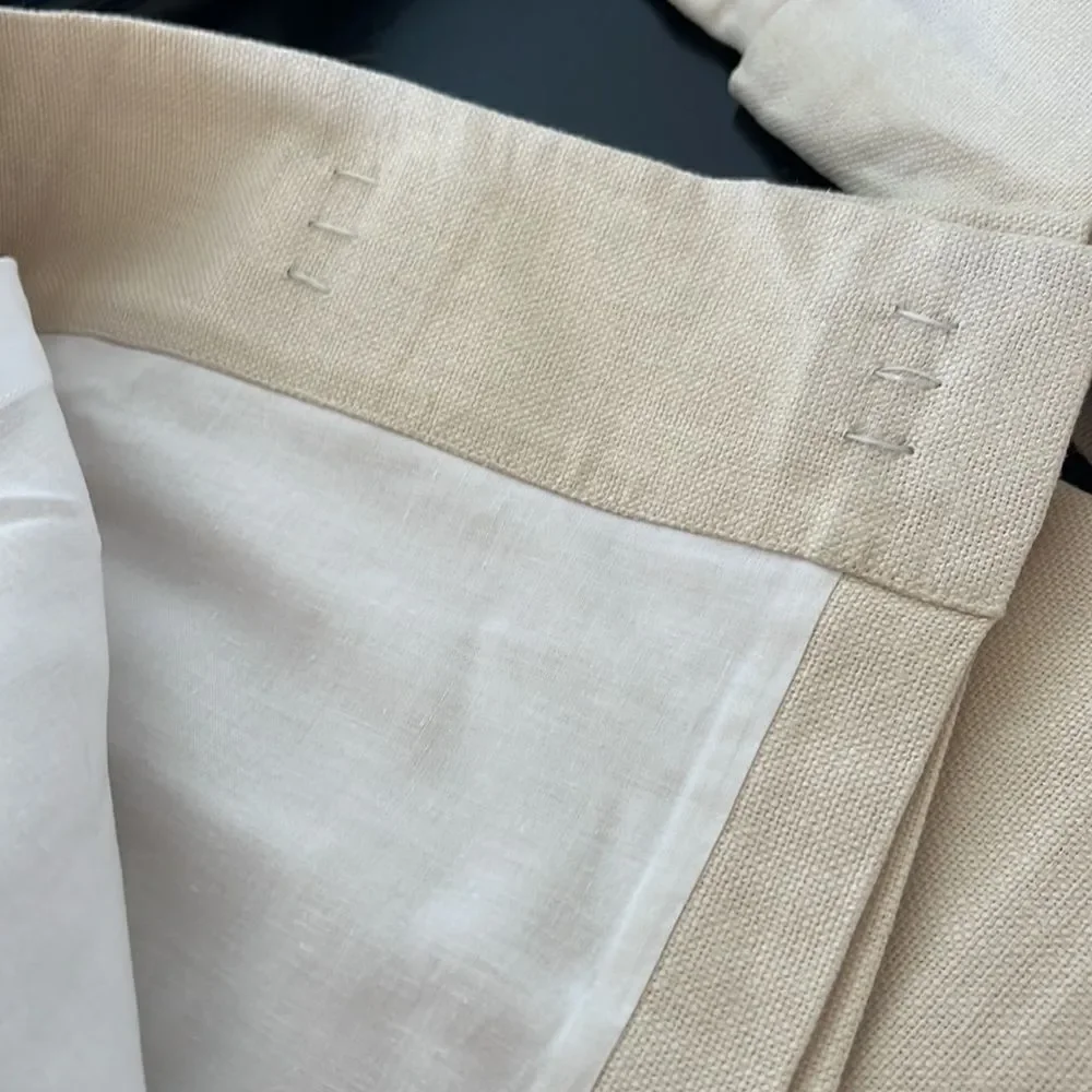 Pottery Barn Peyton Drapes Ivory